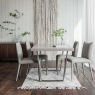 Petra Industrial 160cm Dining Table Set & 4 Lucas Misty Grey Chairs Petra Industrial 160cm Dining Table Set & 4 Lucas Misty Grey Chairs