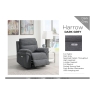 Harrow Chair Electric Recliner in Dark Grey Harrow Chair Electric Recliner in Dark Grey