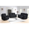 Harrow 3 Seater Sofa Electric Recliner in Black