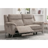 Monroe Fabric 3 Seater Recliner Sofa in Fossil Monroe Fabric 3 Seater Recliner Sofa in Fossil