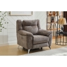 Monroe Fabric Recliner Chair in Stone