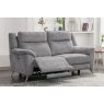 Monroe Fabric 3 Seater Recliner Sofa in Ash Monroe Fabric 3 Seater Recliner Sofa in Ash