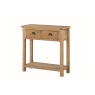 Kilmore Oak 2 Drawer Hall Console Table