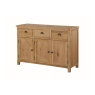 Kilmore Oak 3 Door Large Sideboard