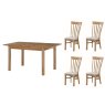 Kilmore Oak Ext Dining Table Set - 4 Chairs Kilmore Oak Ext Dining Table Set - 4 Chairs