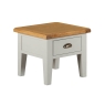 Cotswold Grey Painted Oak Lamp Table