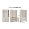 Windermere Painted Oyster Grey Oak Tall Wide Bookcase Windermere Painted Oyster Grey Oak Tall Wide Bookcase