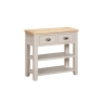 Windermere Painted Oyster Grey Oak 2 Drawer Console Table Windermere Painted Oyster Grey Oak 2 Drawer Console Table