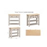 Windermere Painted Oyster Grey Oak 2 Drawer Console Table Windermere Painted Oyster Grey Oak 2 Drawer Console Table