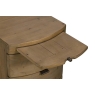 Baker Furniture Barbados Reclaimed Wood 3 Drawer Bedside Table
