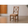 Nixon Reclaimed Wood Upholstered Dining Chair (Pair)