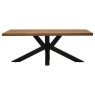Soho Solid Oak 200cm Holburn Star Base Dining Table Soho Solid Oak 200cm Holburn Star Base Dining Table
