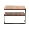 Baker Furniture Samba Solid Oak Lamp Table
