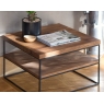Baker Furniture Samba Solid Oak Lamp Table