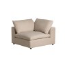 Zen Modular Natural Chenille Corner Section Zen Modular Natural Chenille Corner Section