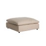 Zen Modular Natural Chenille Ottoman Section Zen Modular Natural Chenille Ottoman Section