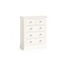 Burgundy Painted Coconut Milk 2 Over 3 Chest of Drawers Burgundy Painted Coconut Milk 2 Over 3 Chest of Drawers
