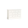 Burgundy Painted Coconut Milk 3 Over 4 Chest of Drawers Burgundy Painted Coconut Milk 3 Over 4 Chest of Drawers