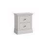 Burgundy Painted Light Grey 2 Drawer Bedside Table Burgundy Painted Light Grey 2 Drawer Bedside Table