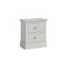 Burgundy Painted Light Grey 2 Drawer Bedside Table Burgundy Painted Light Grey 2 Drawer Bedside Table