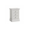 Burgundy Painted Light Grey 3 Drawer Bedside Table Burgundy Painted Light Grey 3 Drawer Bedside Table