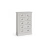 Burgundy Painted Light Grey 2 Over 4 Chest of Drawers Burgundy Painted Light Grey 2 Over 4 Chest of Drawers