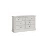 Burgundy Painted Light Grey 3 Over 4 Chest of Drawers Burgundy Painted Light Grey 3 Over 4 Chest of Drawers