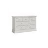 Burgundy Painted Light Grey 3 Over 4 Chest of Drawers Burgundy Painted Light Grey 3 Over 4 Chest of Drawers