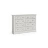 Burgundy Painted Light Grey 4 Over 6 Chest of Drawers Burgundy Painted Light Grey 4 Over 6 Chest of Drawers