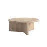 Portobello Oak 85cm Round Coffee Table