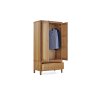 Bath Oak Double Wardrobe Bath Oak Double Wardrobe