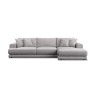 Niki Fabric Large 4 Seater Chaise Sofa Niki Fabric Large 4 Seater Chaise Sofa