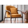 Gallery Direct Alegra Armchair in Ochre