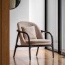 Gallery Direct Alegra Armchair in Taupe Gallery Direct Alegra Armchair in Taupe