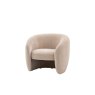 Gallery Direct Curvo Armchair in Cream Gallery Direct Curvo Armchair in Cream