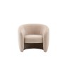 Gallery Direct Curvo Armchair in Cream Gallery Direct Curvo Armchair in Cream