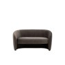 Gallery Direct Curvo 2 Seater Sofa in Espresso Gallery Direct Curvo 2 Seater Sofa in Espresso