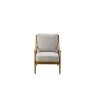Gallery Direct Reliant Armchair in Natural Linen Gallery Direct Reliant Armchair in Natural Linen