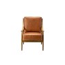 Gallery Direct Reliant Armchair in Brown Leather Gallery Direct Reliant Armchair in Brown Leather