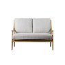 Gallery Direct Reliant 2 Seater Sofa in Natural Linen Gallery Direct Reliant 2 Seater Sofa in Natural Linen