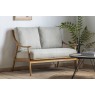 Gallery Direct Reliant 2 Seater Sofa in Natural Linen Gallery Direct Reliant 2 Seater Sofa in Natural Linen