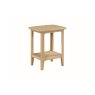 Cotswold Oak Lamp Table with Shelf Cotswold Oak Lamp Table with Shelf