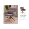 Cotswold Fabric Dining Chair in Blush Granite Cotswold Fabric Dining Chair in Blush Granite