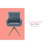 Cotswold Fabric Dining Chair in Storm Teal Cotswold Fabric Dining Chair in Storm Teal