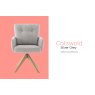Cotswold Fabric Dining Chair in Silver Grey Cotswold Fabric Dining Chair in Silver Grey