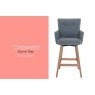 Cotswold Fabric Bar Counter Stool in Storm Teal (Pair) Cotswold Fabric Bar Counter Stool in Storm Teal (Pair)