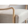 Gallery Direct Chedworth Armchair in Natural Linen Fabric Gallery Direct Chedworth Armchair in Natural Linen Fabric