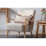 Gallery Direct Chedworth Armchair in Natural Linen Fabric Gallery Direct Chedworth Armchair in Natural Linen Fabric