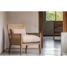 Gallery Direct Nagoya Rattan Armchair with Natural Seat Cushions