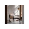 Gallery Direct Nagoya Black Wood Rattan Armchair with Cream Seat Cushions Gallery Direct Nagoya Black Wood Rattan Armchair with Cream Seat Cushions
